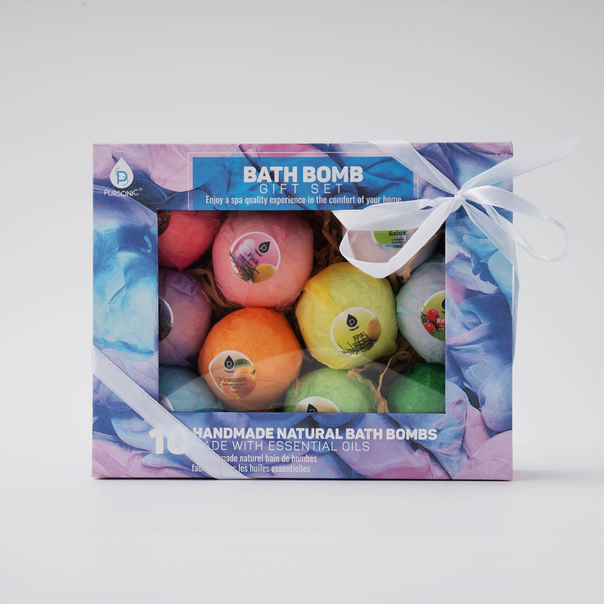 10 Pcs of Handmade, Organic Bath Bombs
