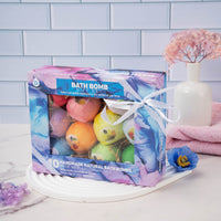 10 Pcs of Handmade, Organic Bath Bombs