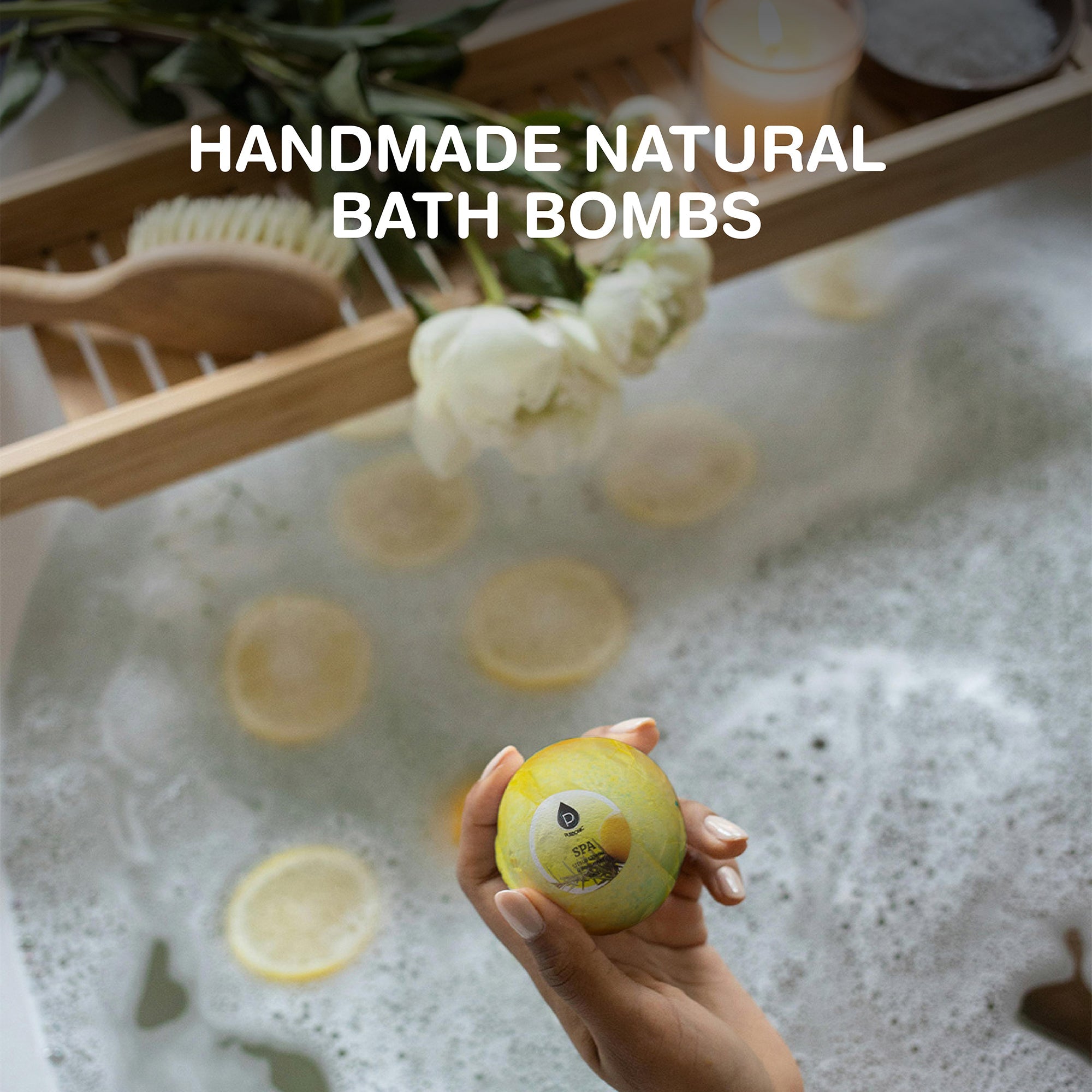 10 Pcs of Handmade, Organic Bath Bombs