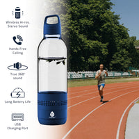 2-in-1 Water Bottle with Built-In Wireless Speaker