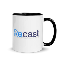 White Ceramic Mug with Color Inside