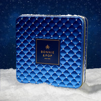 Holiday Gift Tin- Chocolate Assortment- Blue