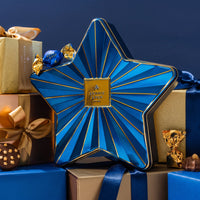 Christmas Chocolate Bon Bons Star Tin – Gourmet Holiday Gift
