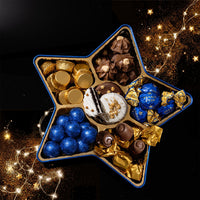 Christmas Chocolate Bon Bons Star Tin – Gourmet Holiday Gift