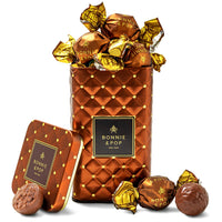 Luxury Chocolate Tins– Gourmet Chocolate Assortment, Premium Milk & Dark Chocolate Bonbons in Elegant Keepsake Tins