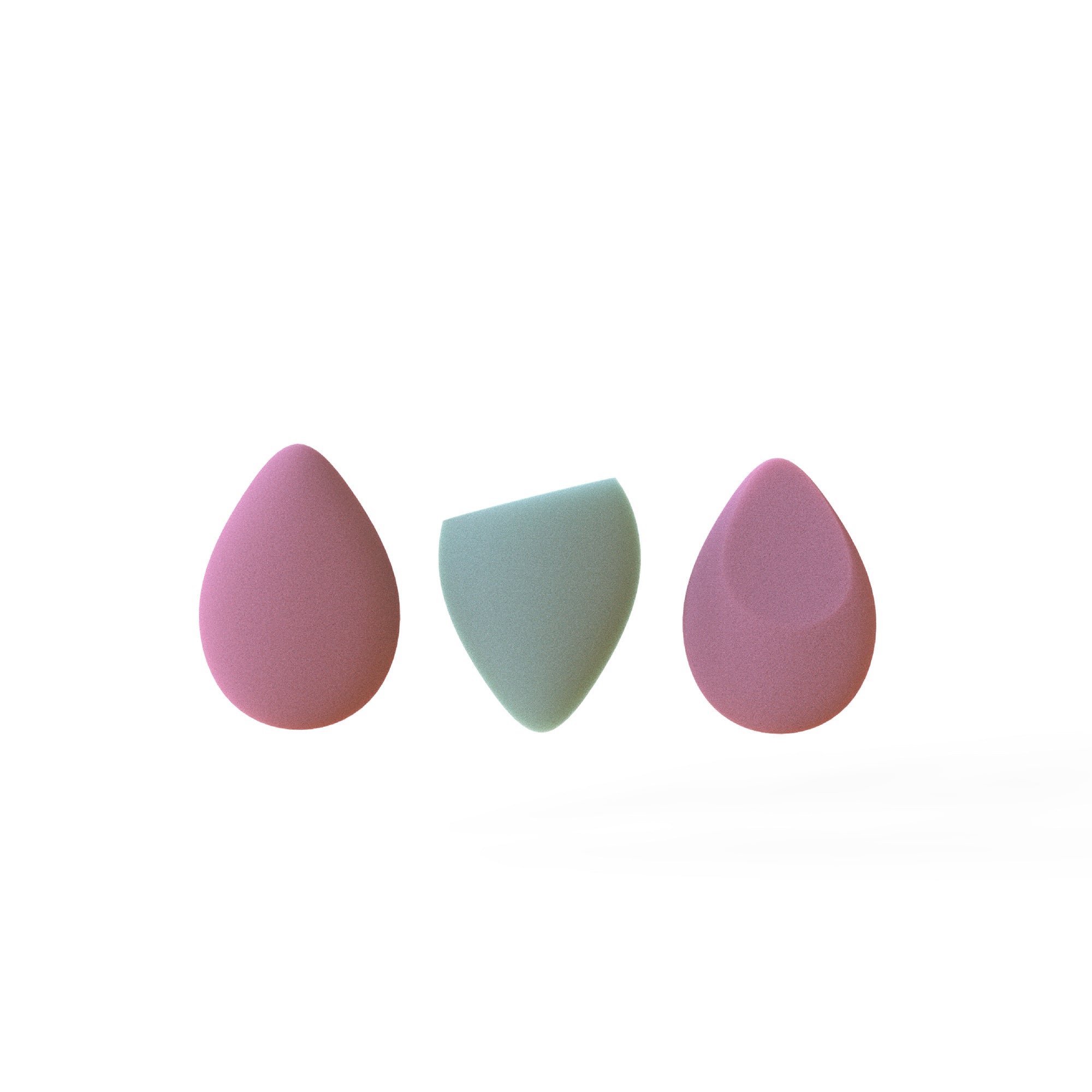 3-Pack Beauty Makeup Sponges – Multi-Shape Blenders for Flawless Application