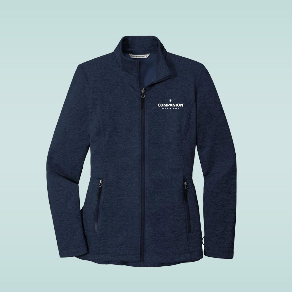 Companion Pet Women’s Zip Fleece Corporate