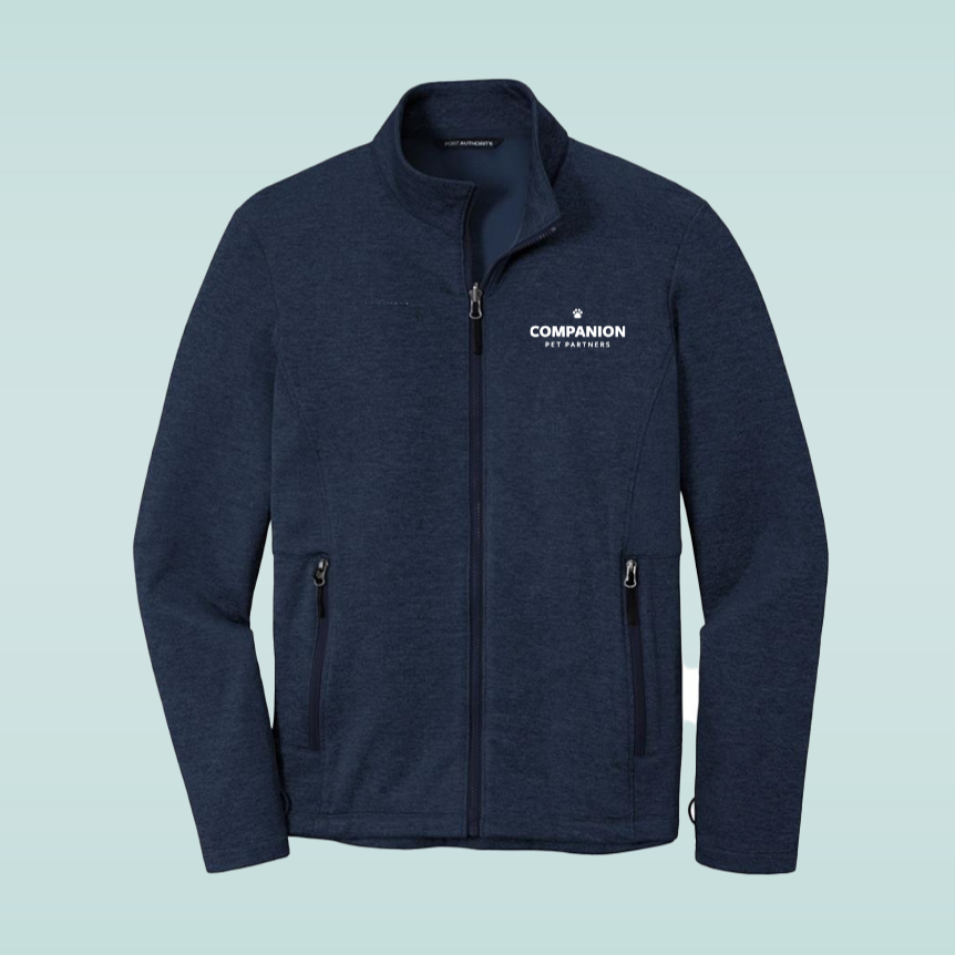 Companion Pet Men’s Zip Fleece Corporate