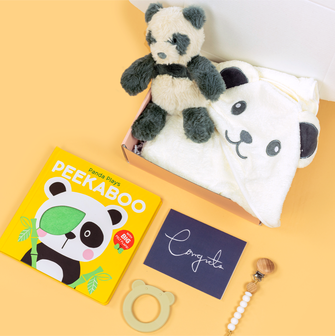 WebFX Baby Panda Box with Handwritten Card