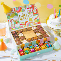 Birthday Chocolate Gift Basket – Gourmet Chocolate Birthday Gift Box with Assorted Truffles, Caramels & Pretzels