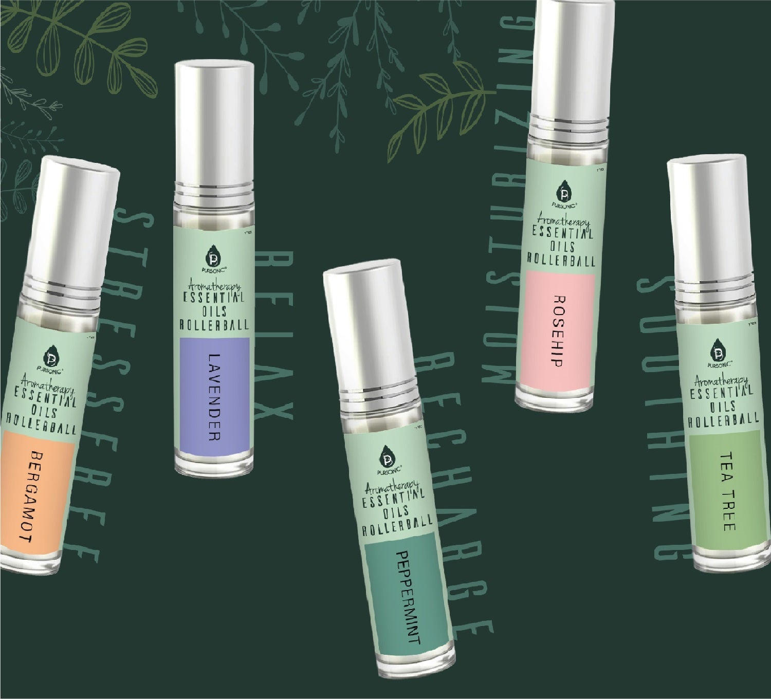 Aromatherapy Essential Oils Rollerballs