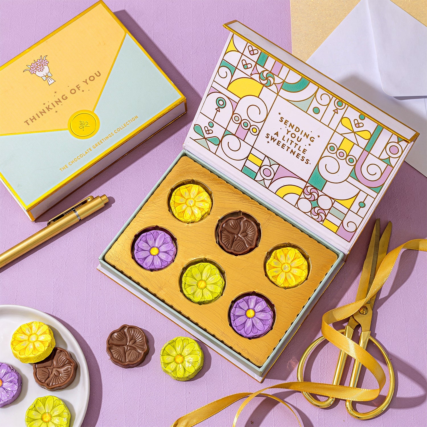 Get Well Soon Chocolate Gift Box | Edible Greeting Card