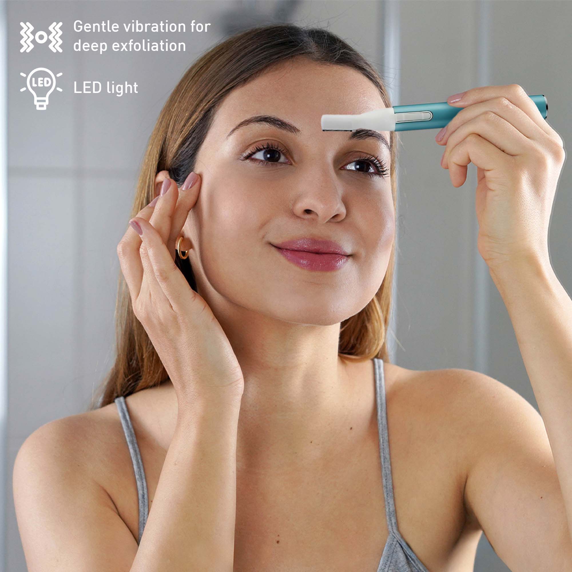 Pursonic Perfect Precision: Facial Trimming, Brow Styling, and Painless Shaving in One Kit.