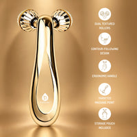 3D Facial Contour Roller – Dual Textured Rollers for Face, Neck & Body Massage
