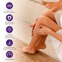 6-in-1 Smooth Glide Epilator