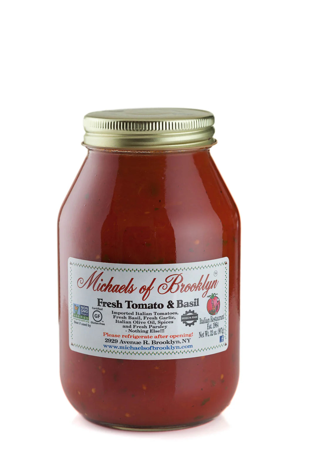 Fresh Tomato & Basil Sauce - 6oz