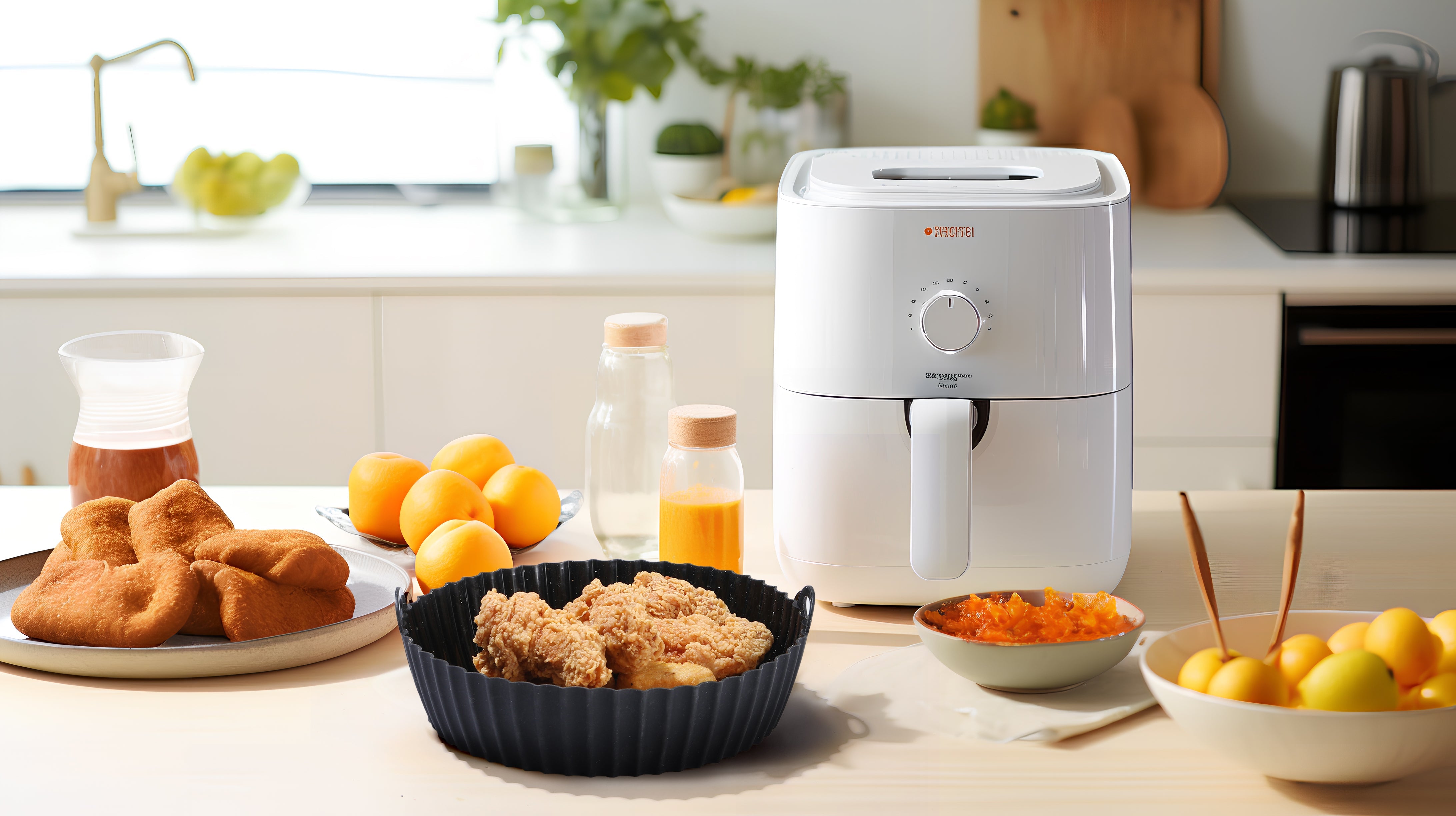 Air fryer silicone liner reusable kit