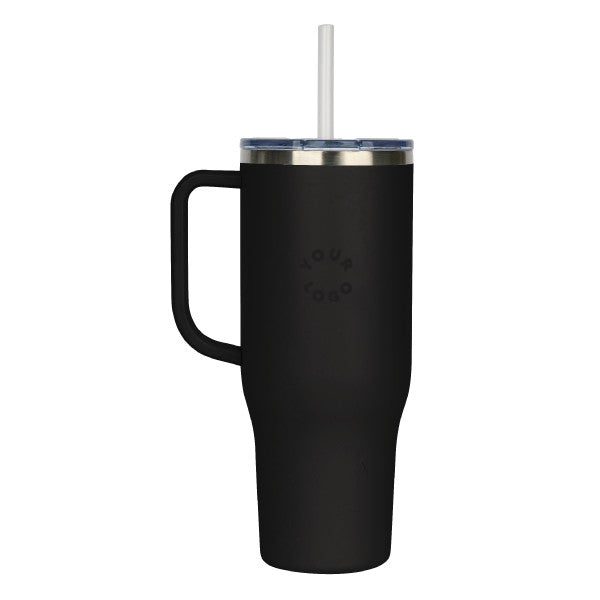 Black Stainless Steel Travel Mug