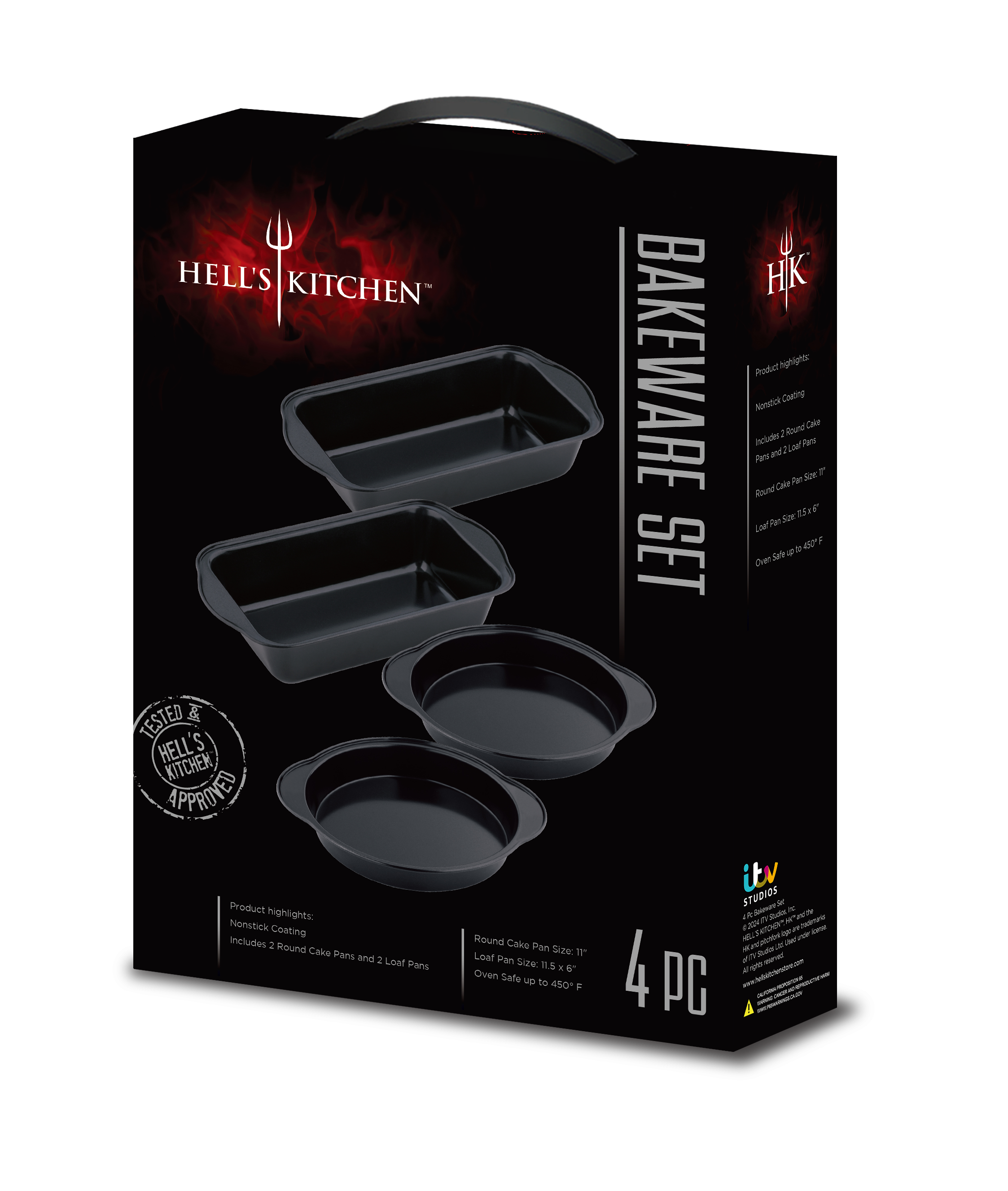 4 Piece Bakeware Set