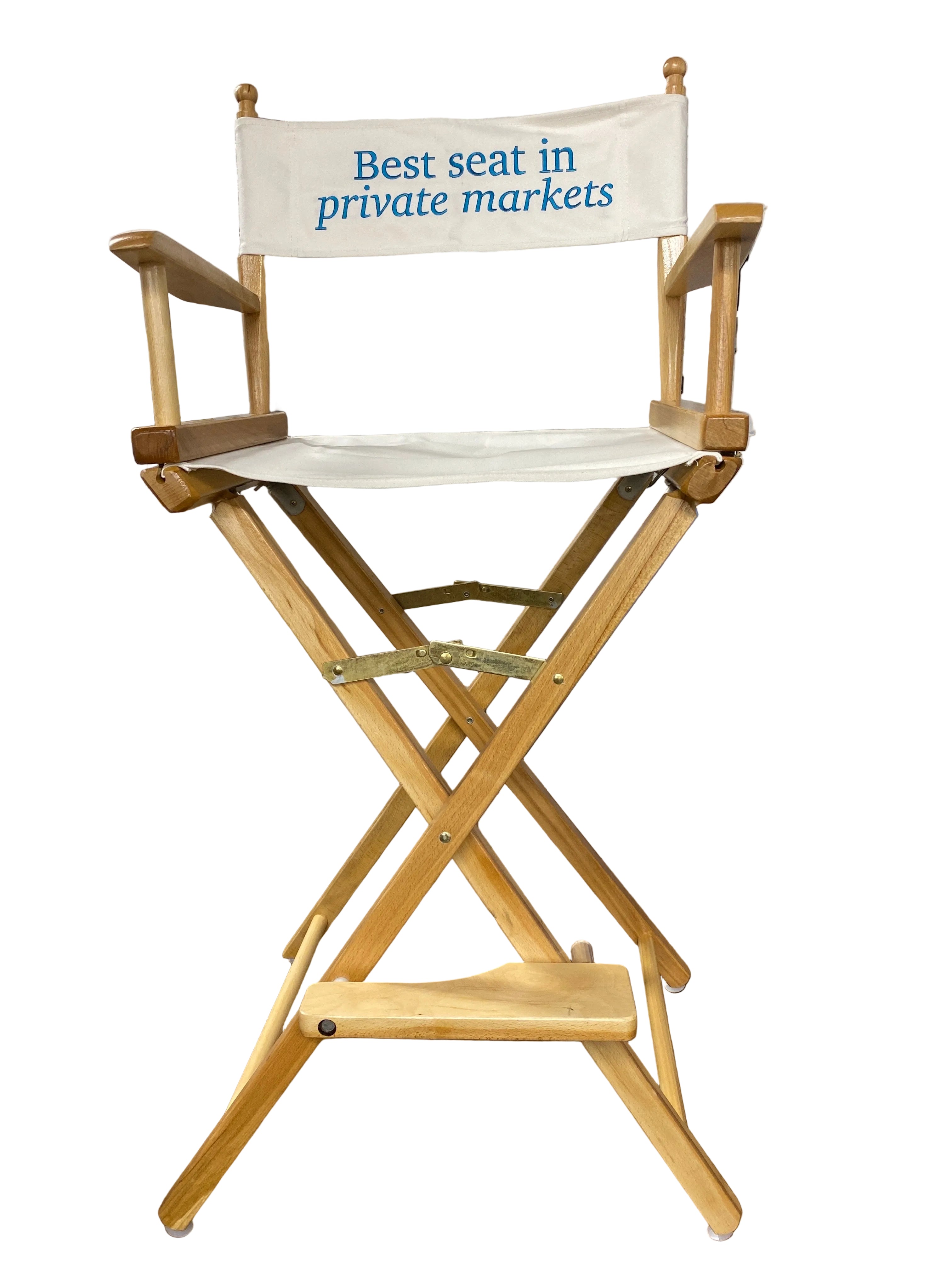 Juniper Square - White Makeup Chair - The Best Seat in Private Markets