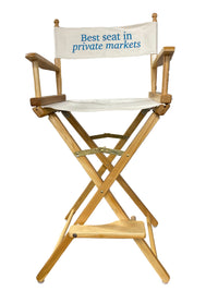 Juniper Square - White Makeup Chair - The Best Seat in Private Markets