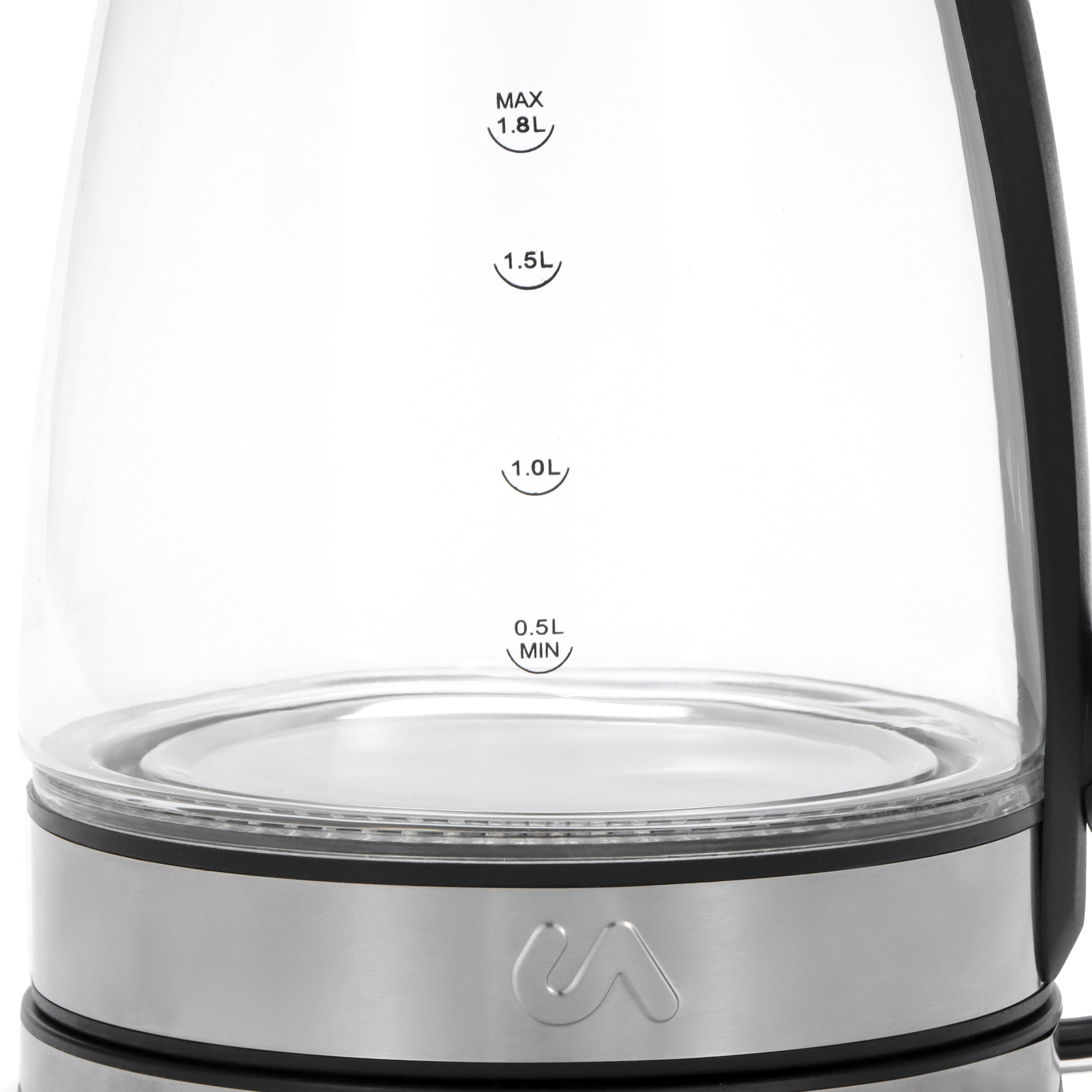 Electric Tea Kettle - 1.8L Glass & Stainless Steel Electric Tea Kettle
