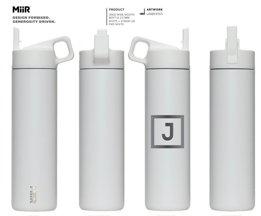 Juniper Square - MiiR Straw Water Bottle - 20 Oz 2026