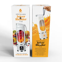 USB Portable Juicer & Blender Cup – On-the-Go 12-Blade Smoothie Maker with 3-Speed Motor & USB-C Fast Charging
