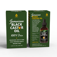 Jamaican Black Castor Oil – 100% Pure, Cold-Pressed Nourishment for Hair & Skin