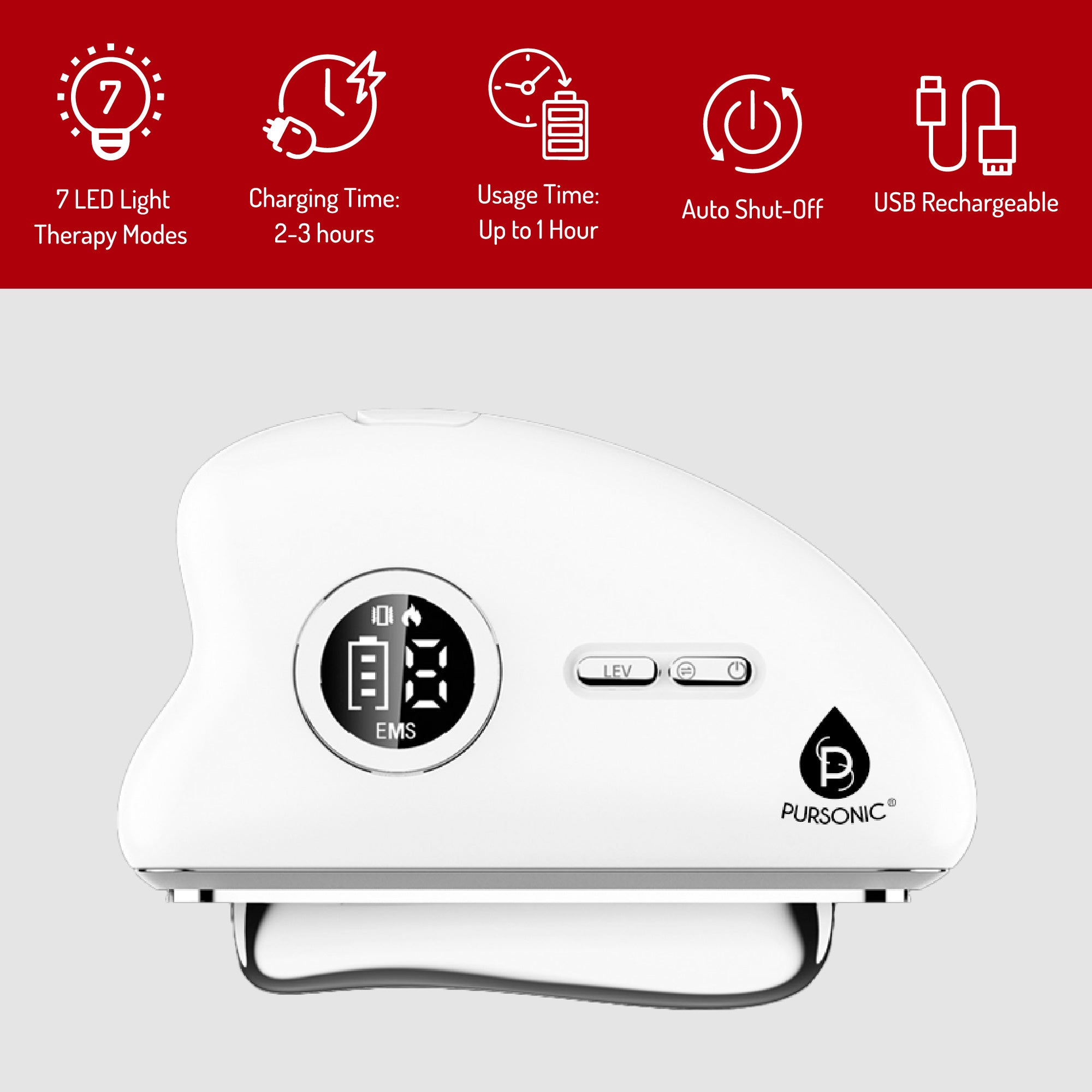 7-in-1 LED Light Therapy Beauty Wand