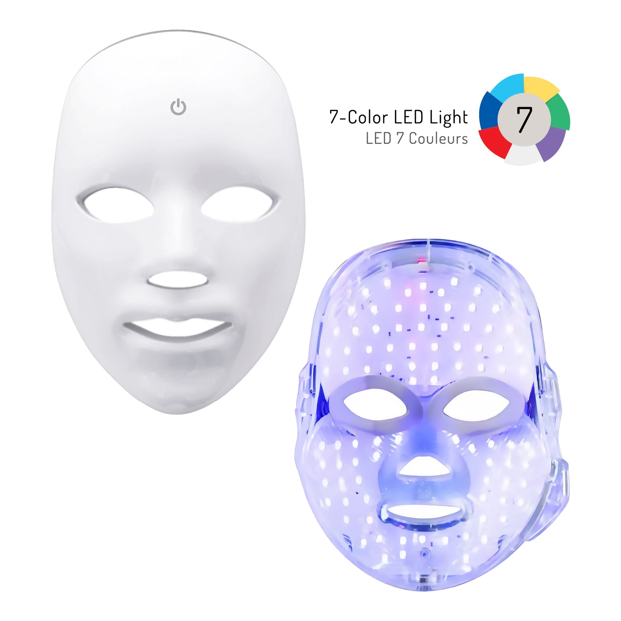 7-in-1 LED Light Therapy Face Mask