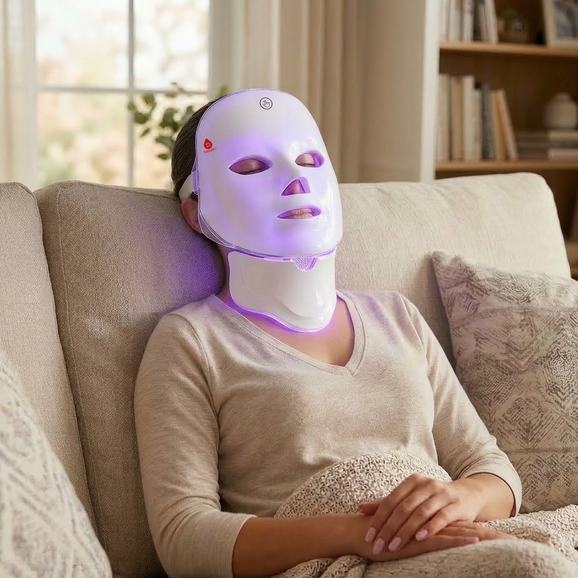 7-in-1 Led Light Therapy Mask for Face & Neck