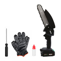 6-Inch Cordless Mini Chainsaw – 21V Battery Powered Handheld Pruning Saw