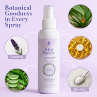 Mist Spray with Essential Oils – Lavender & Sea Salt Aromatherapy