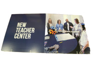 New Teacher Center Sign Cube