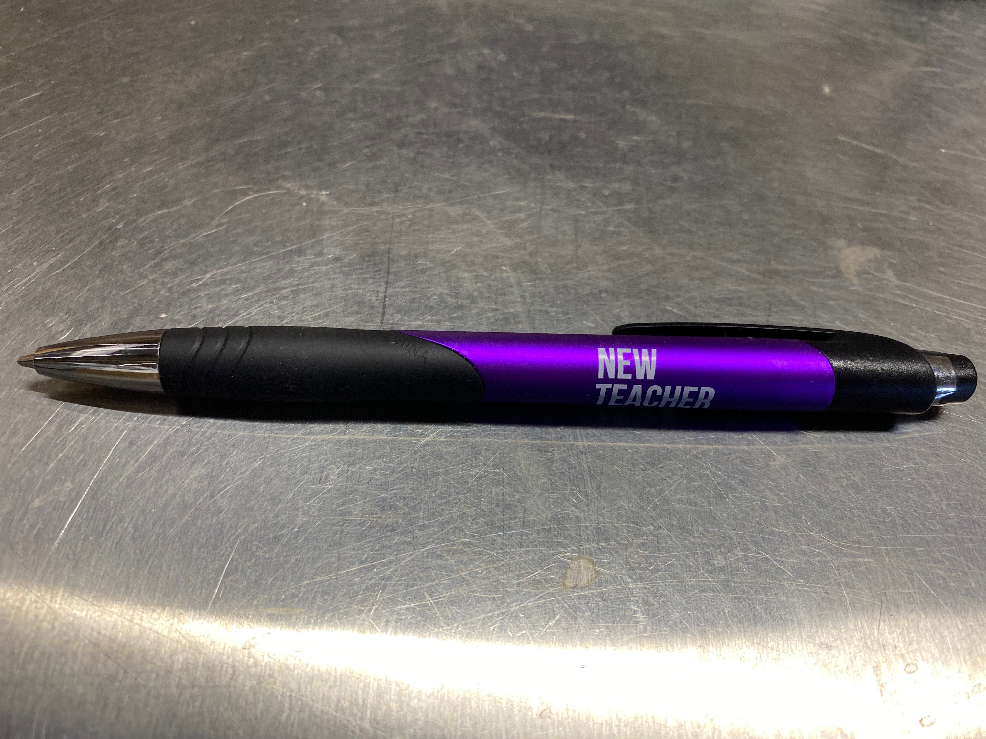 New Teacher Center Purple NTC Pen