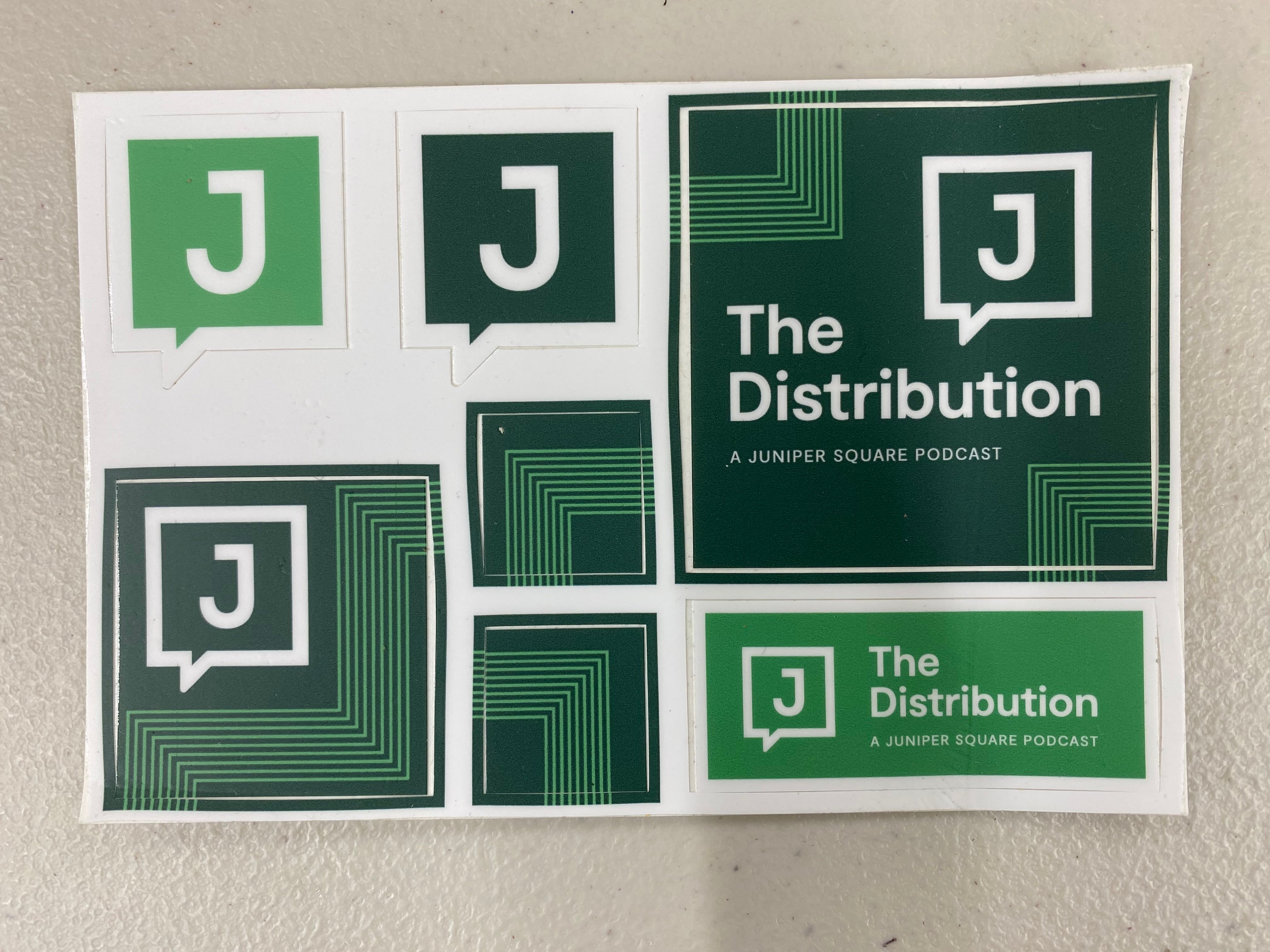 Juniper Square Podcast Sticker Sheet
