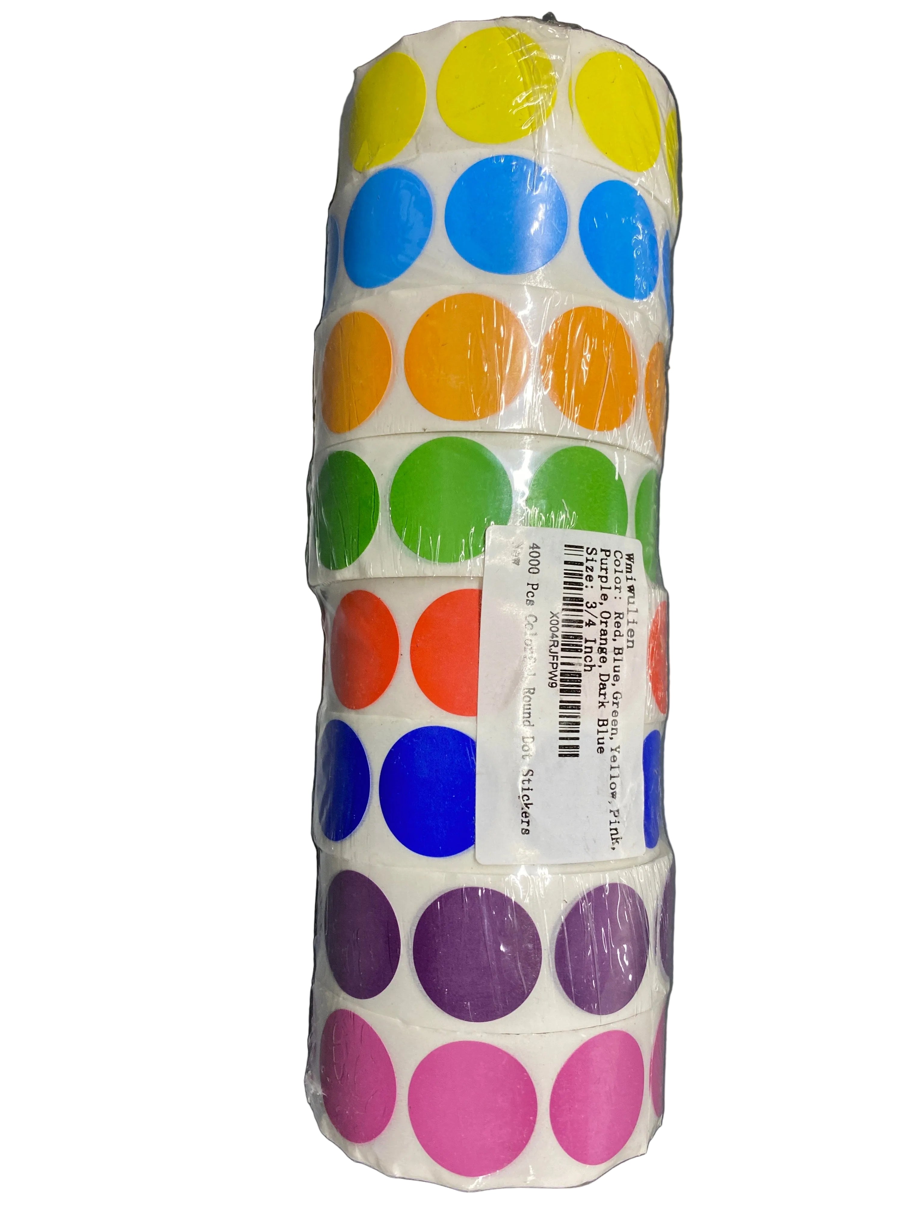 Kami Colored Dot Stickers (8 Rolls)