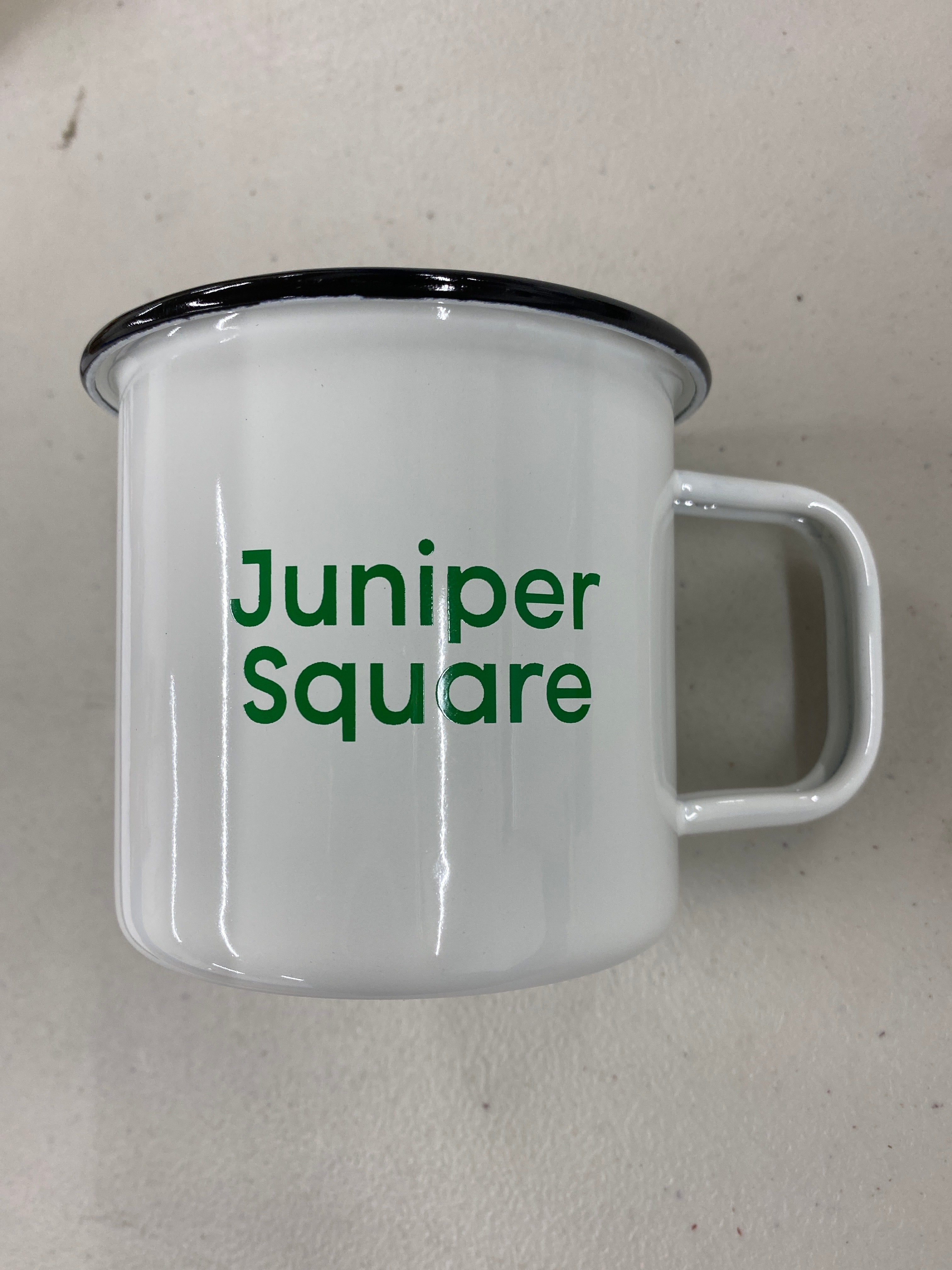 Juniper Square White Mug