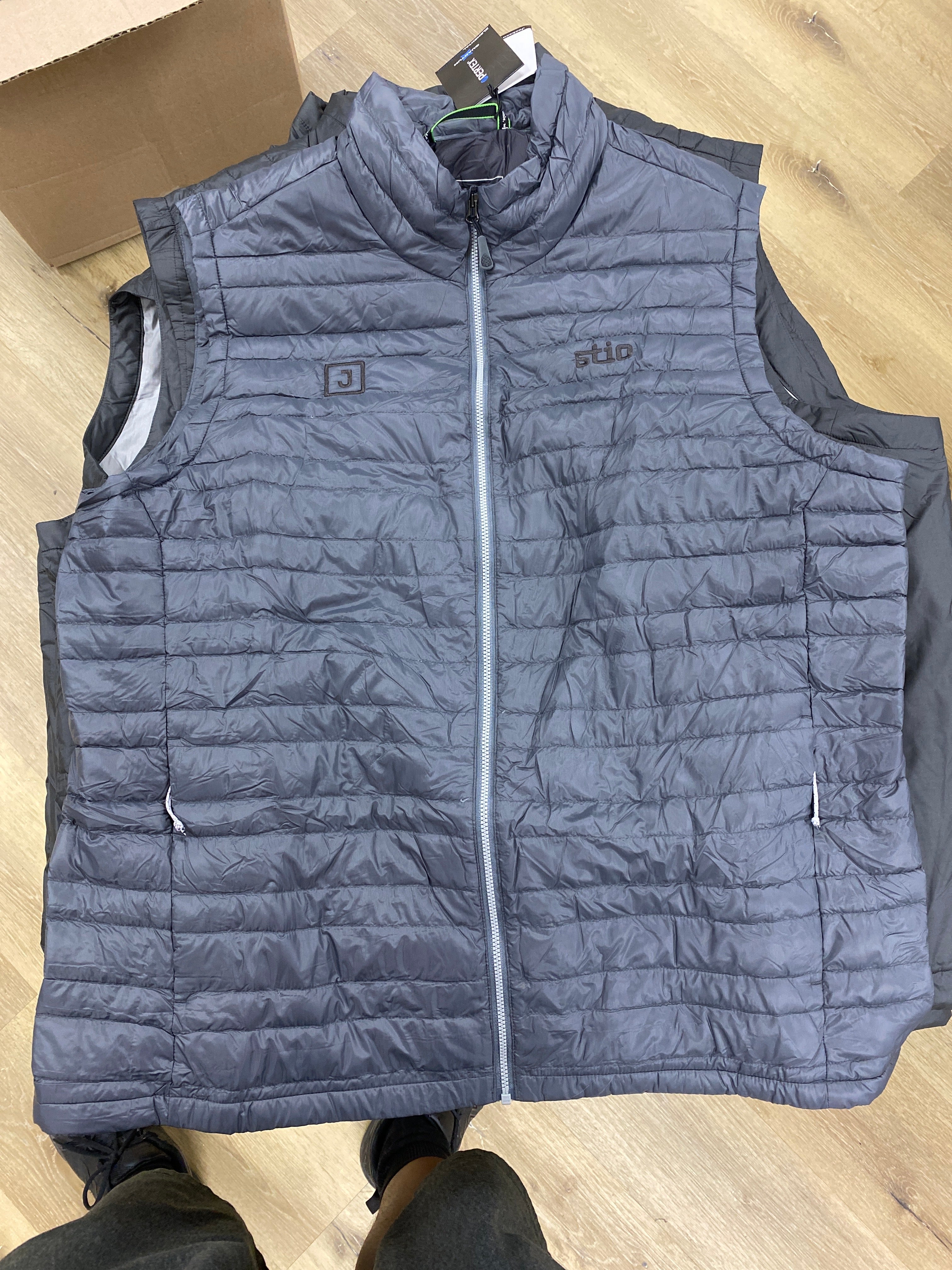 Stio Golf Vest Mens (Light Grey)