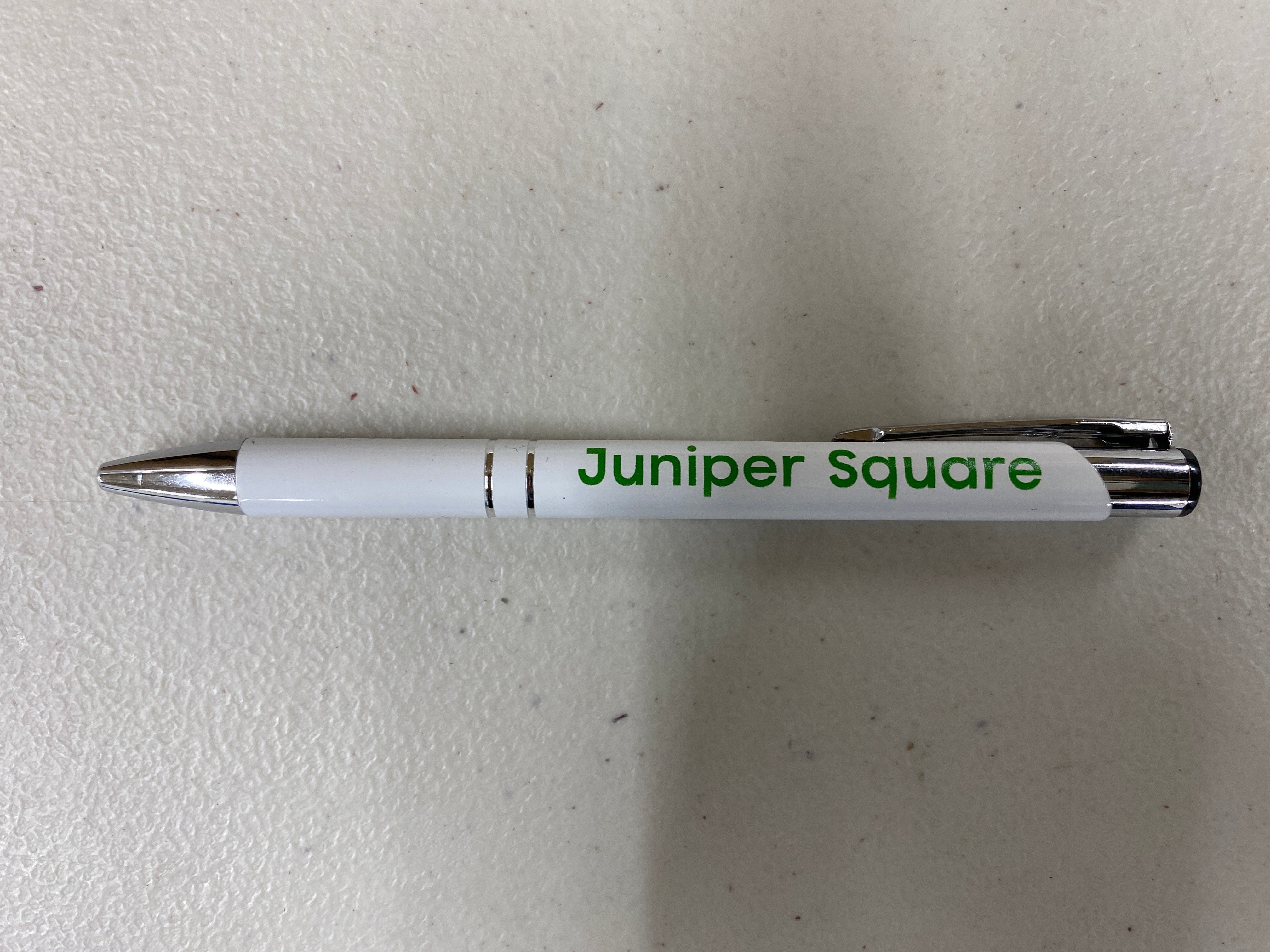 Juniper Square White Pen