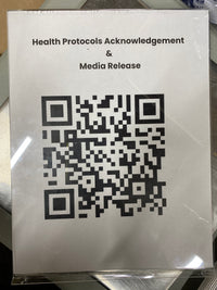 New Teacher Center Health Protocol Sign and Sign Sleeves