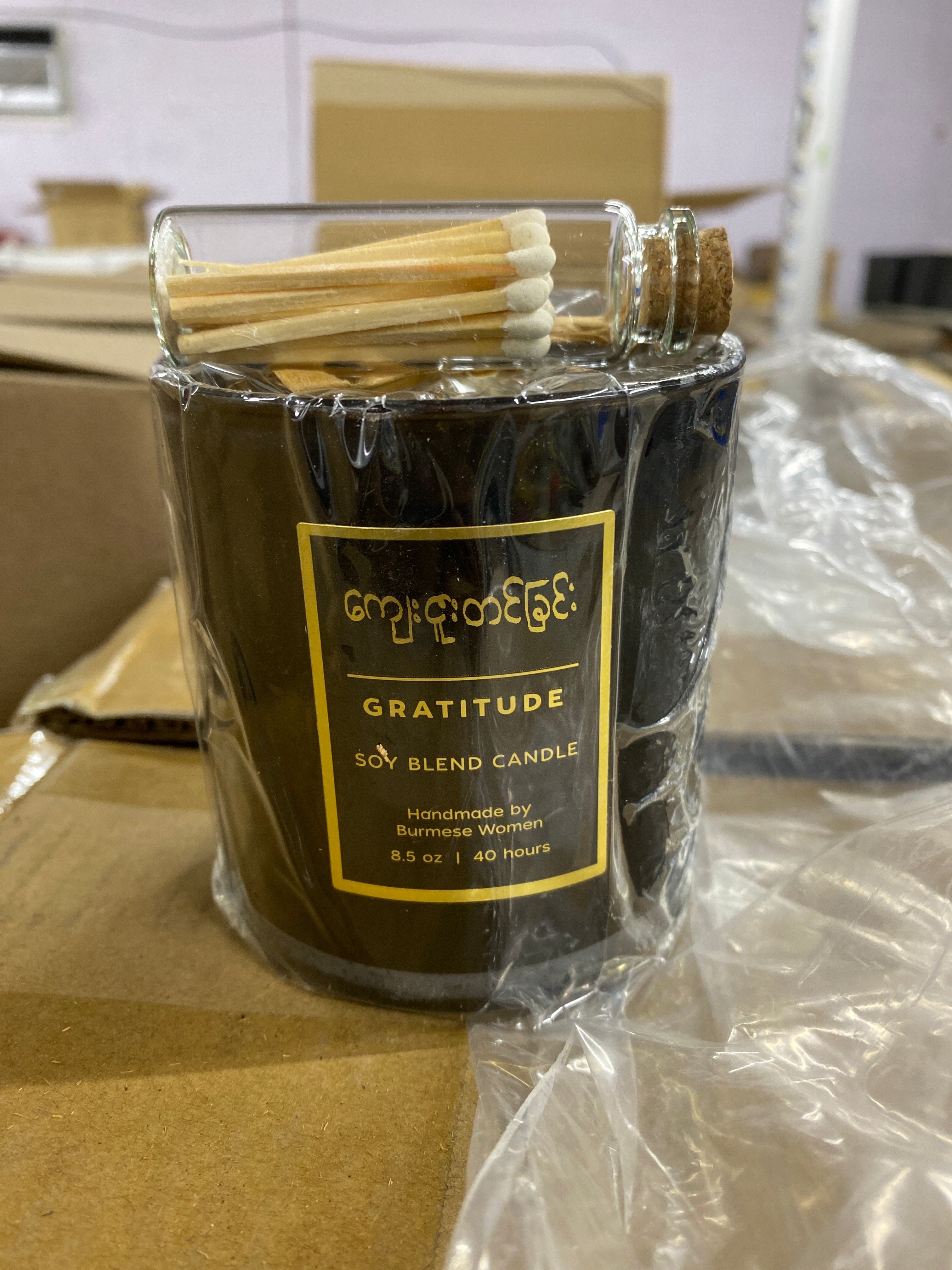 Gratitude Soy Wax Candle