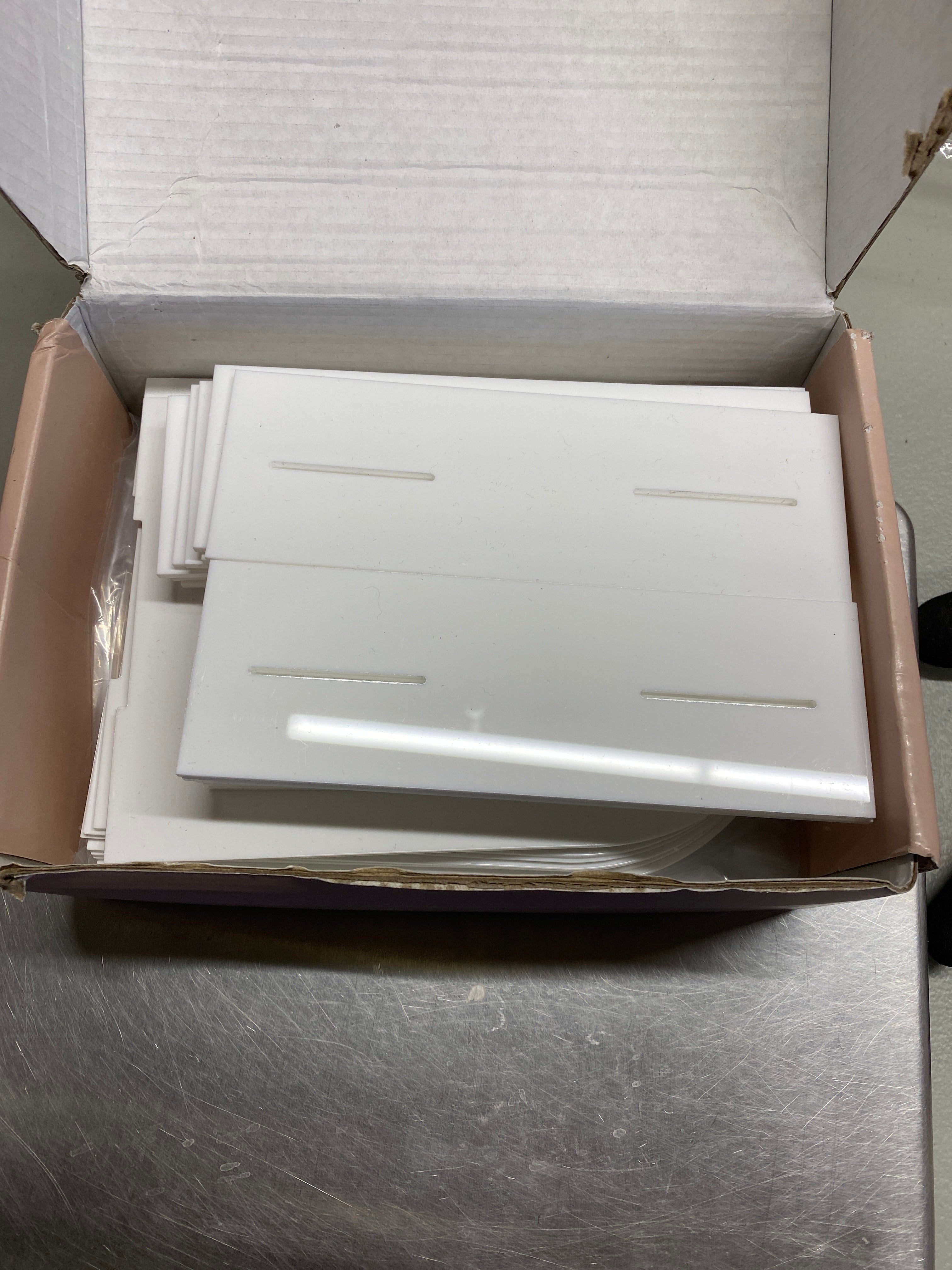 New Teacher Center Box of Acrylic Table Signs and Cards