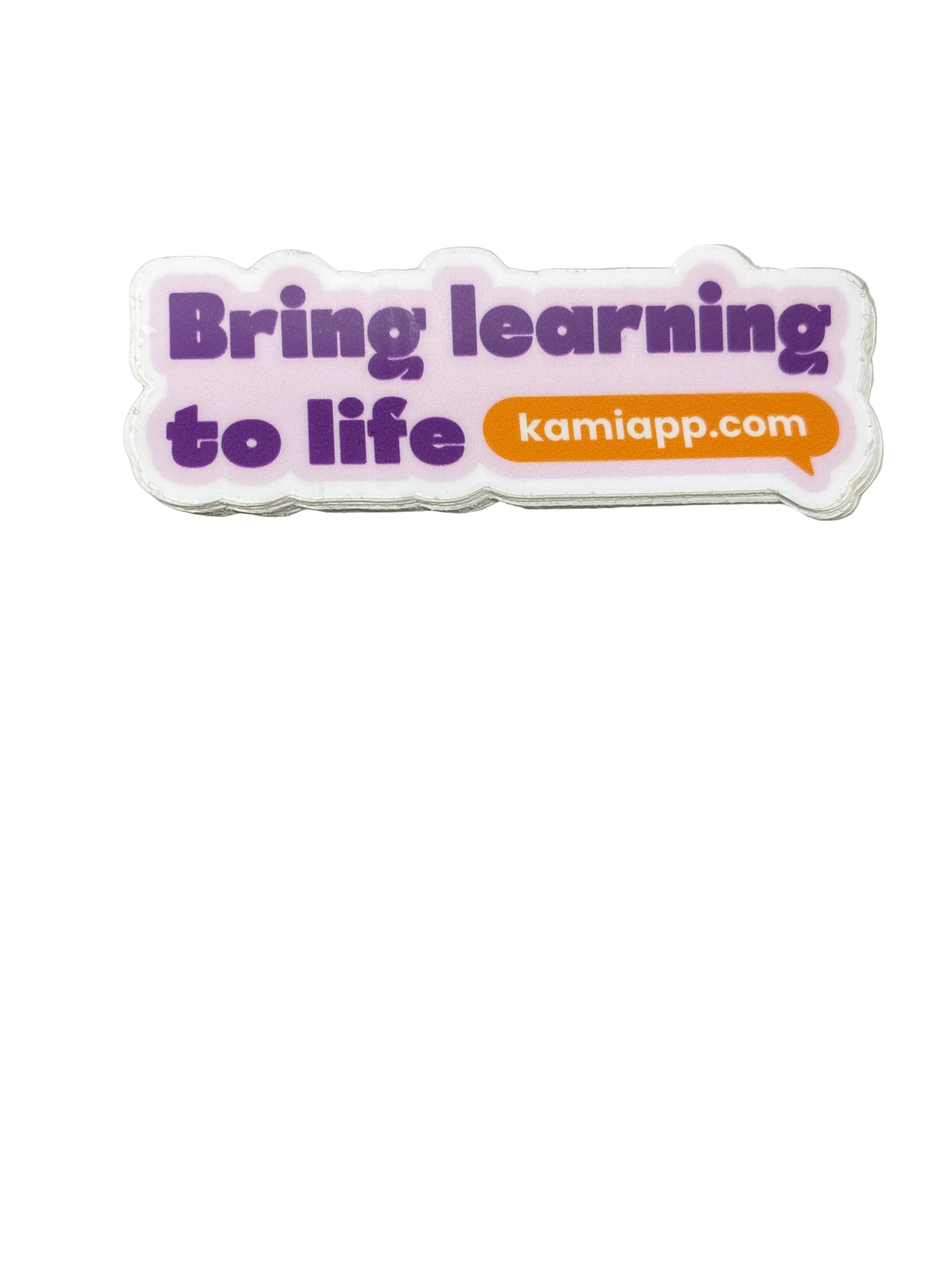 Kami Bring Learning to Life Sticker
