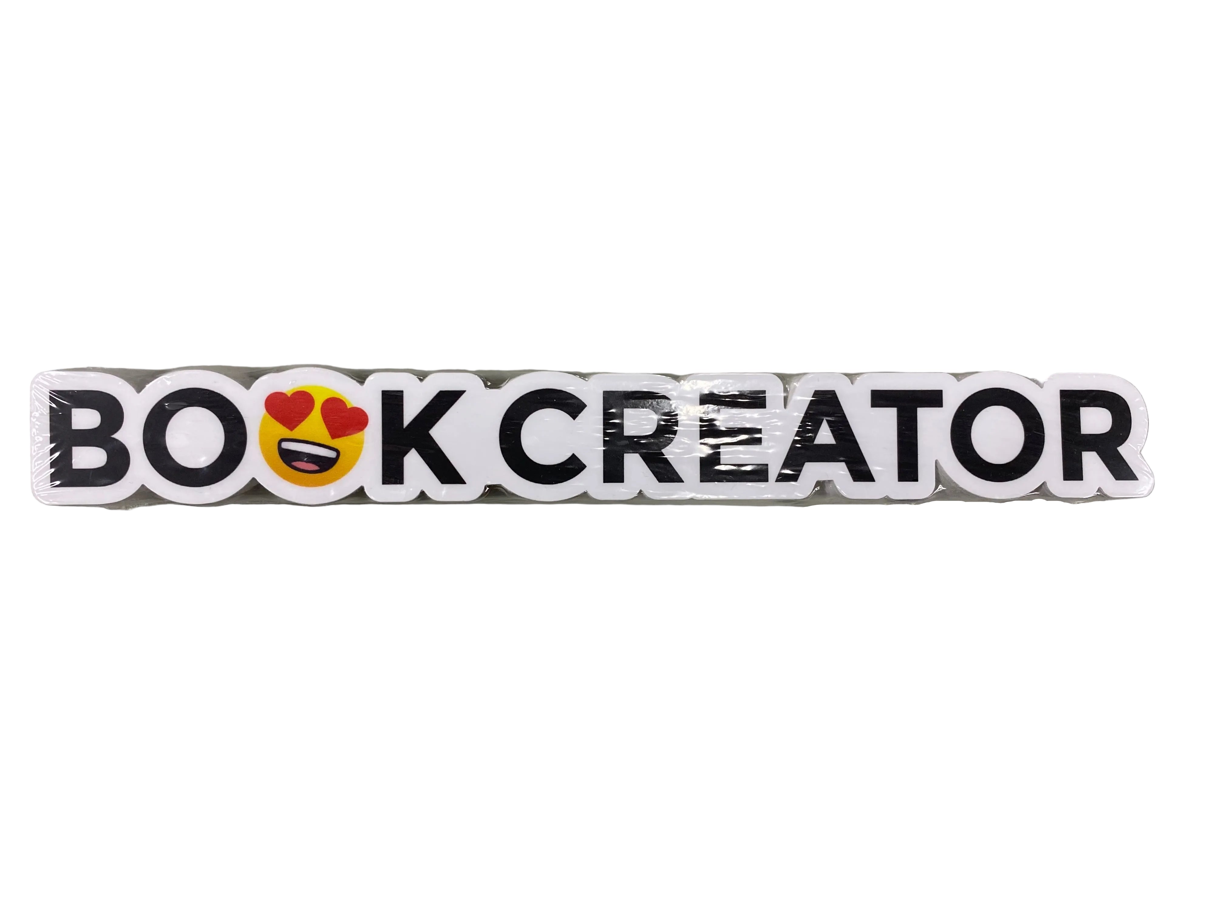 Book Creator Long Sticker - White