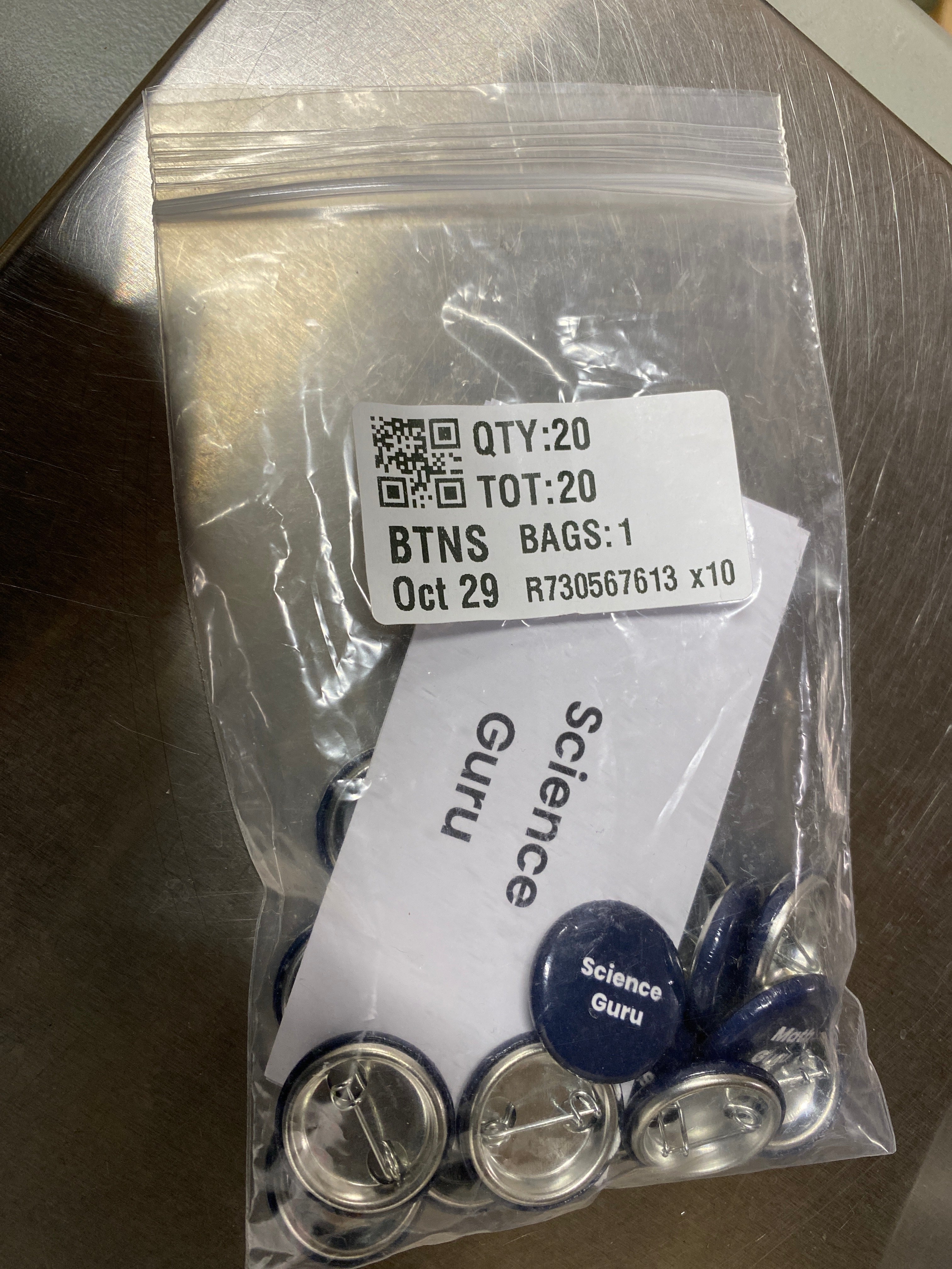 New Teacher Center Science Guru Buttons