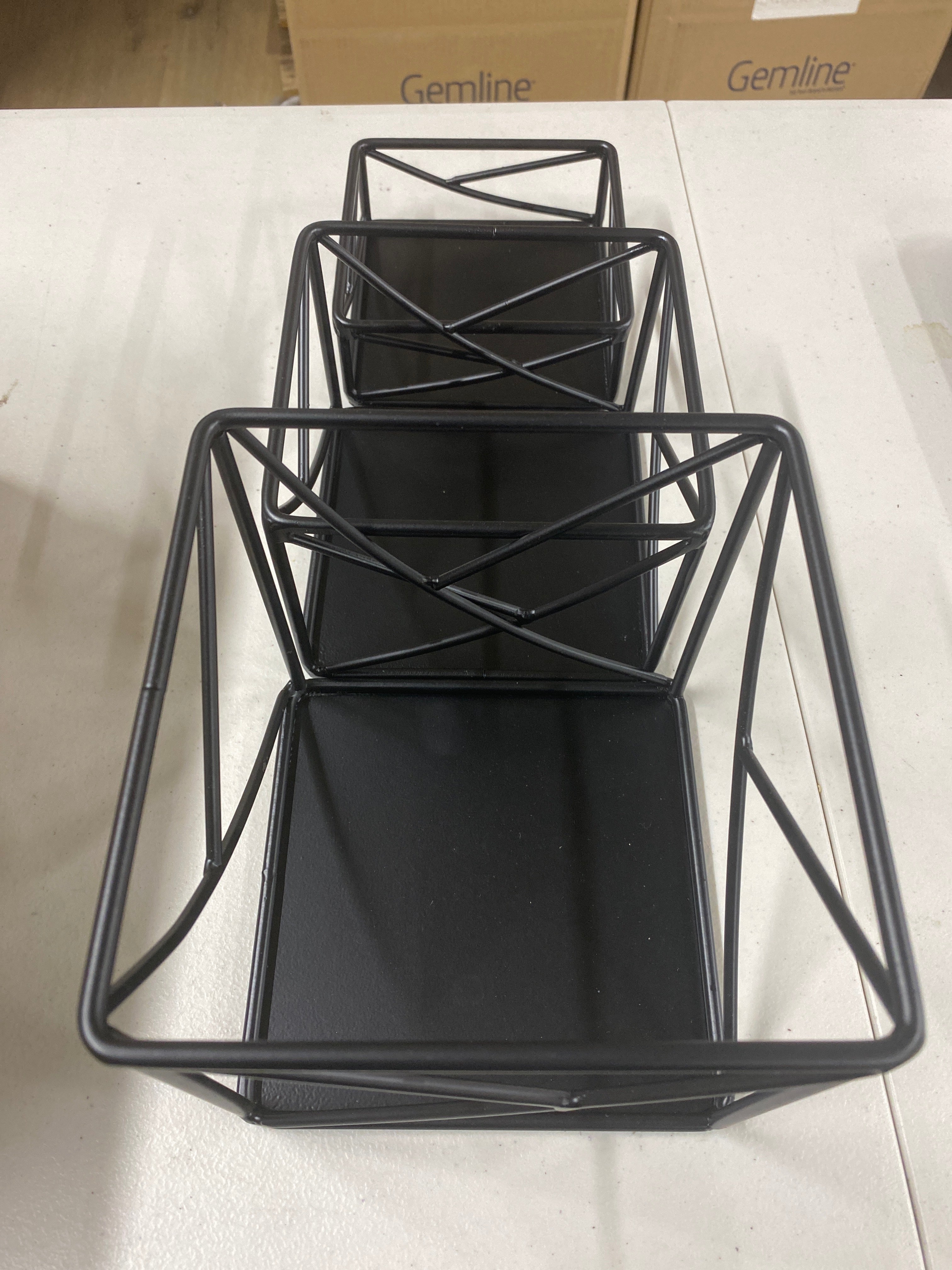Black Metal Swag Display Riser