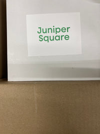 Blank White Juniper Square Card