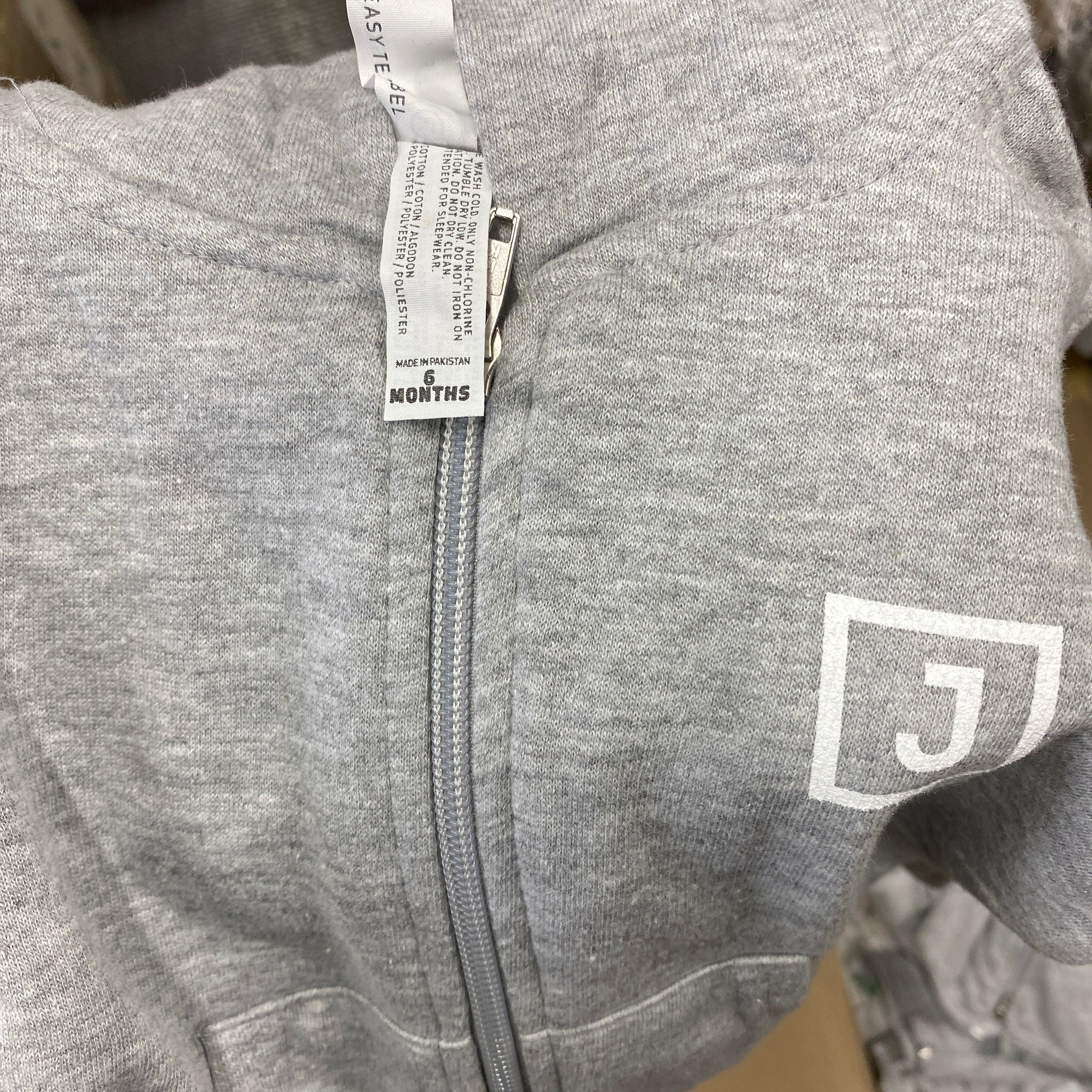 Light Grey Baby Hoodie (6 months)